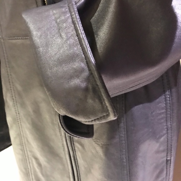 Ellen Tracy Soft Leather Coat. FREE SHIPPING! - Picture 6 of 8